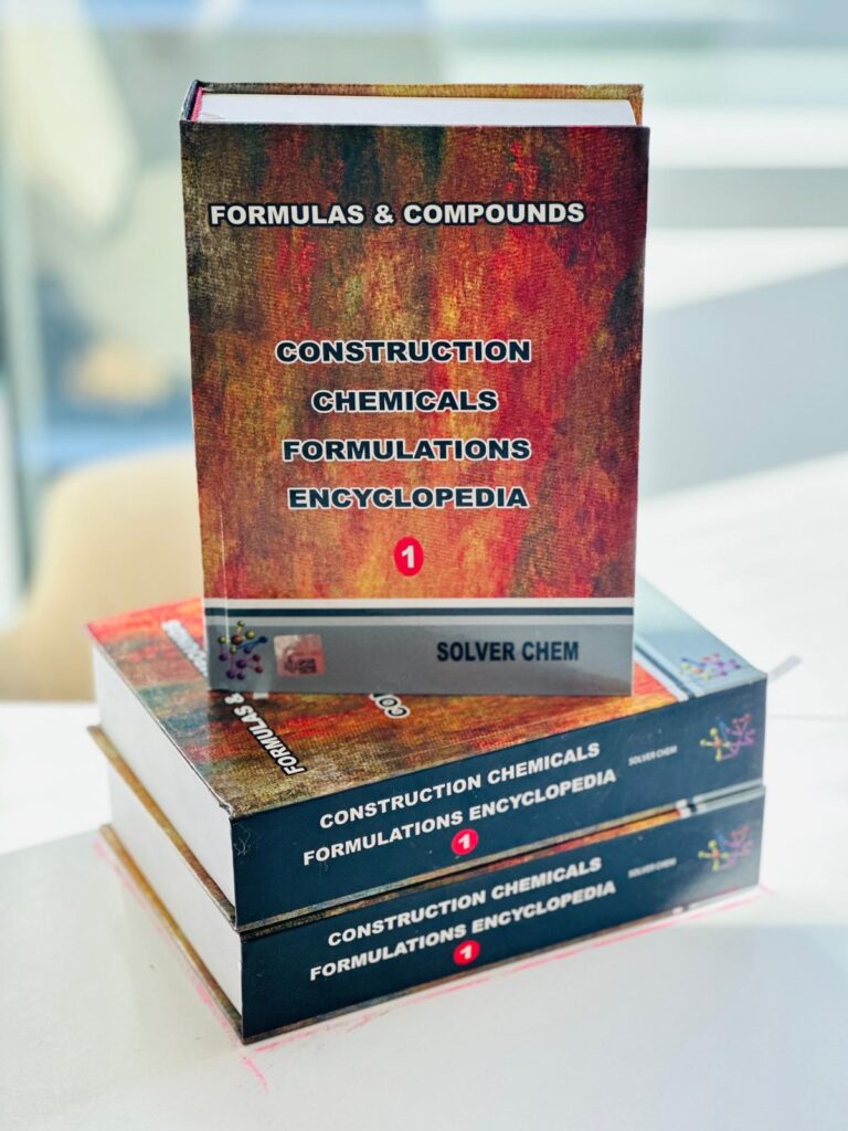 CONSTRUCTION CHEMICALS FORMULATIONS ENCYCLOPEDIA - 1