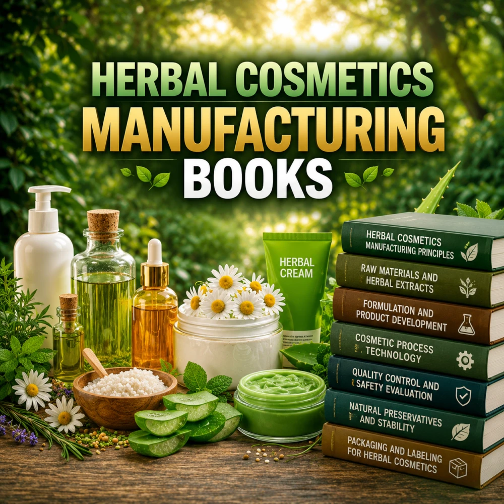 HERBAL COSMETICS MANUFACTURING BOOKS