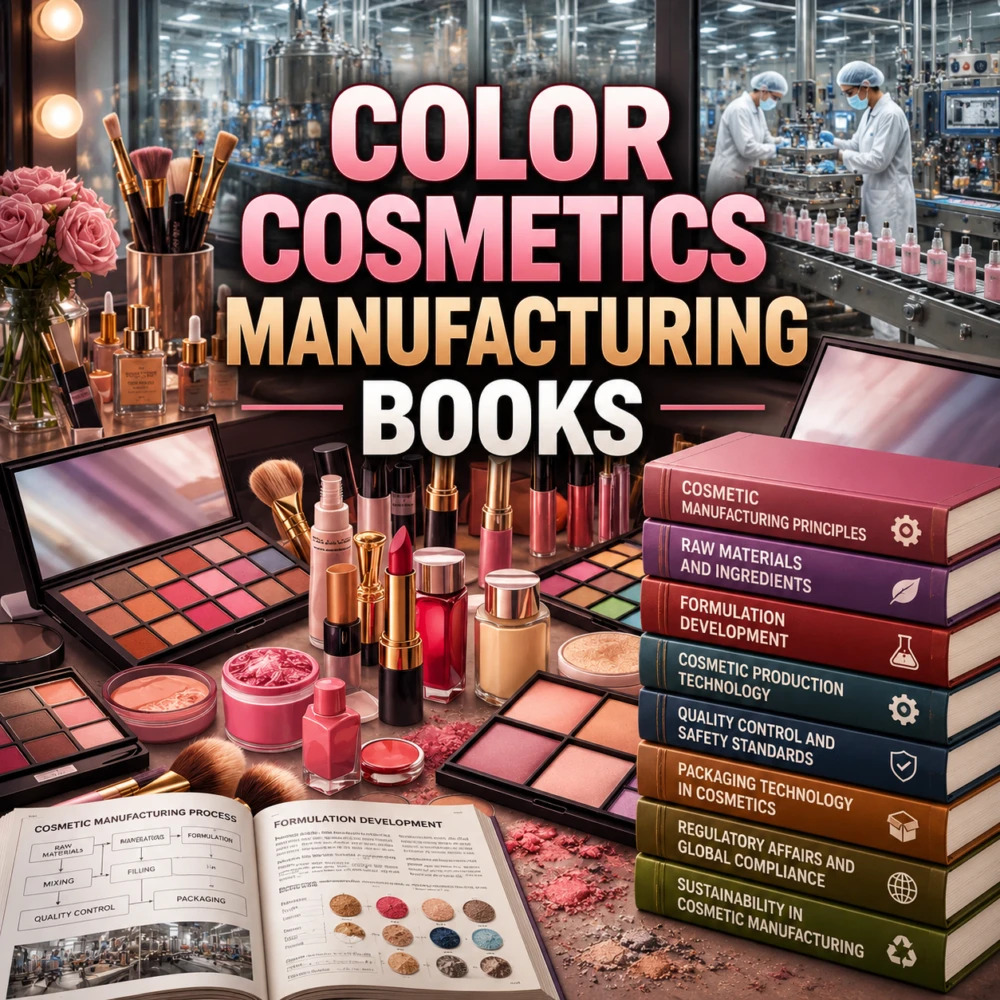 COLOR COSMETICS MANUFACTURING BOOKS