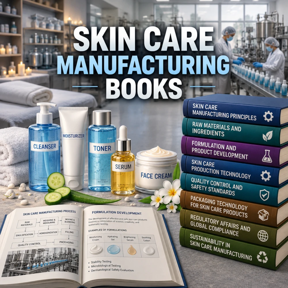 SKIN CARE MANUFACTURING BOOKS