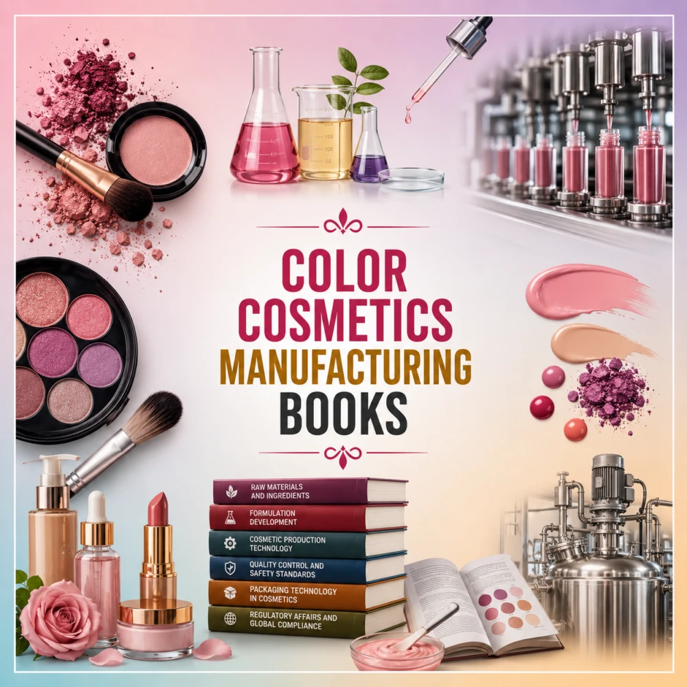 COLOR COSMETICS MANUFACTURING BOOKS