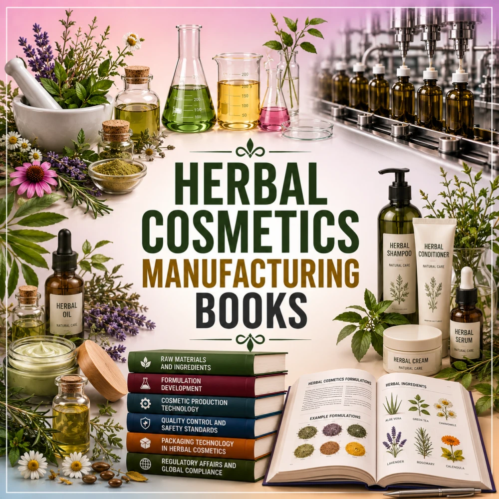 HERBAL COSMETICS MANUFACTURING BOOKS