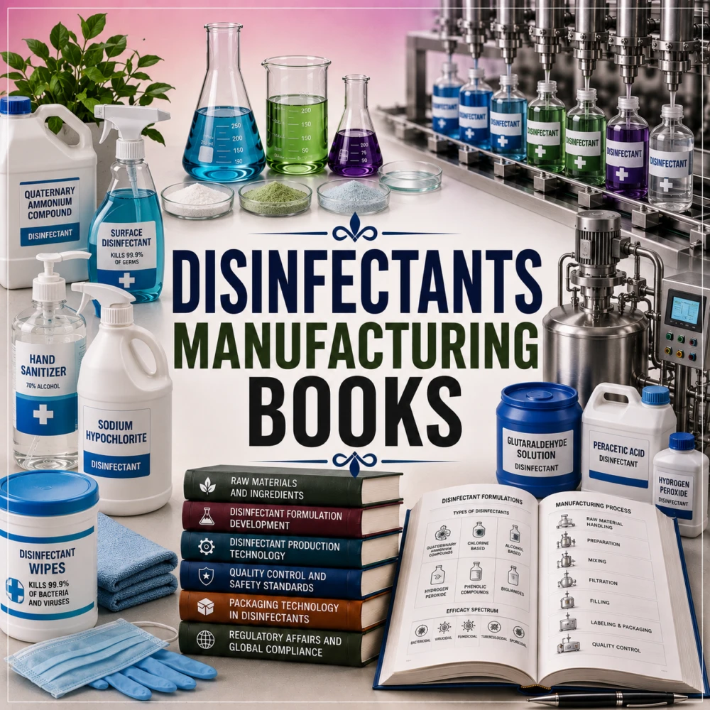 DISINFECTANTS MANUFACTURING BOOKS