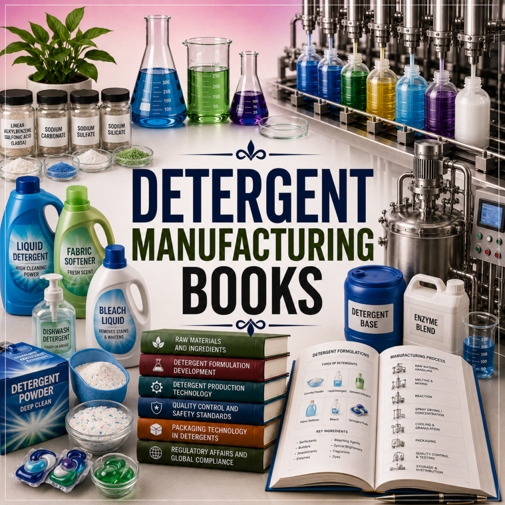 DETERGENT MANUFACTURING BOOKS
