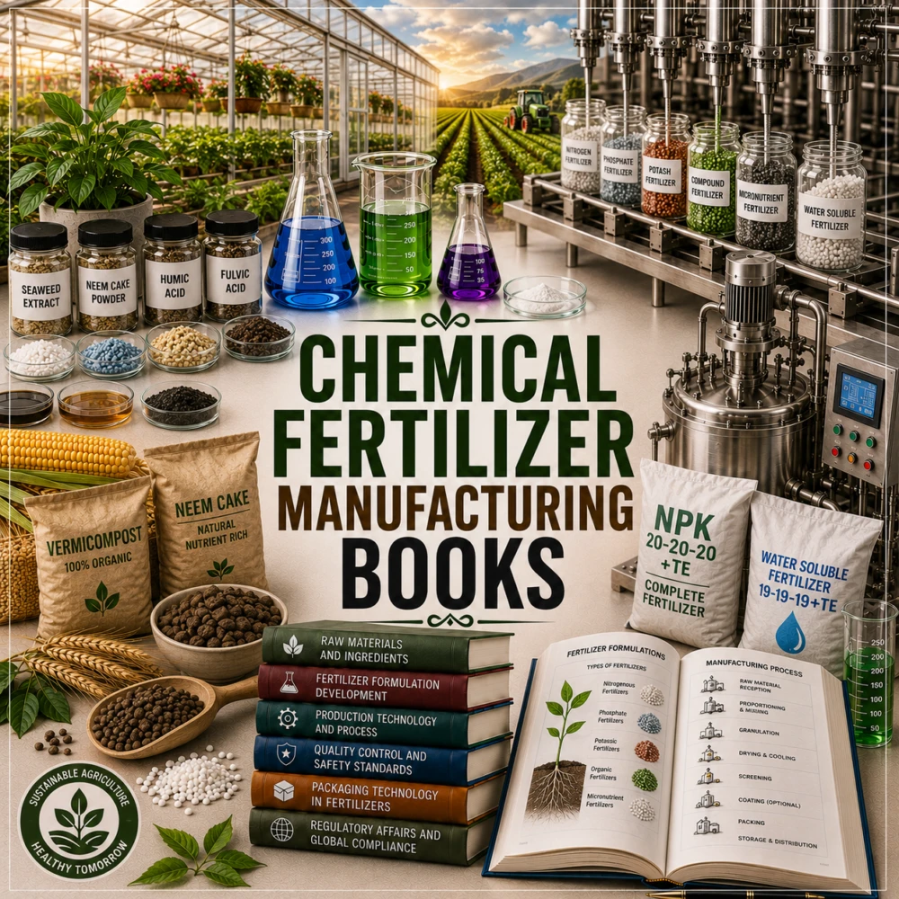 CHEMICAL FERTILIZER MANUFACTURING BOOKS