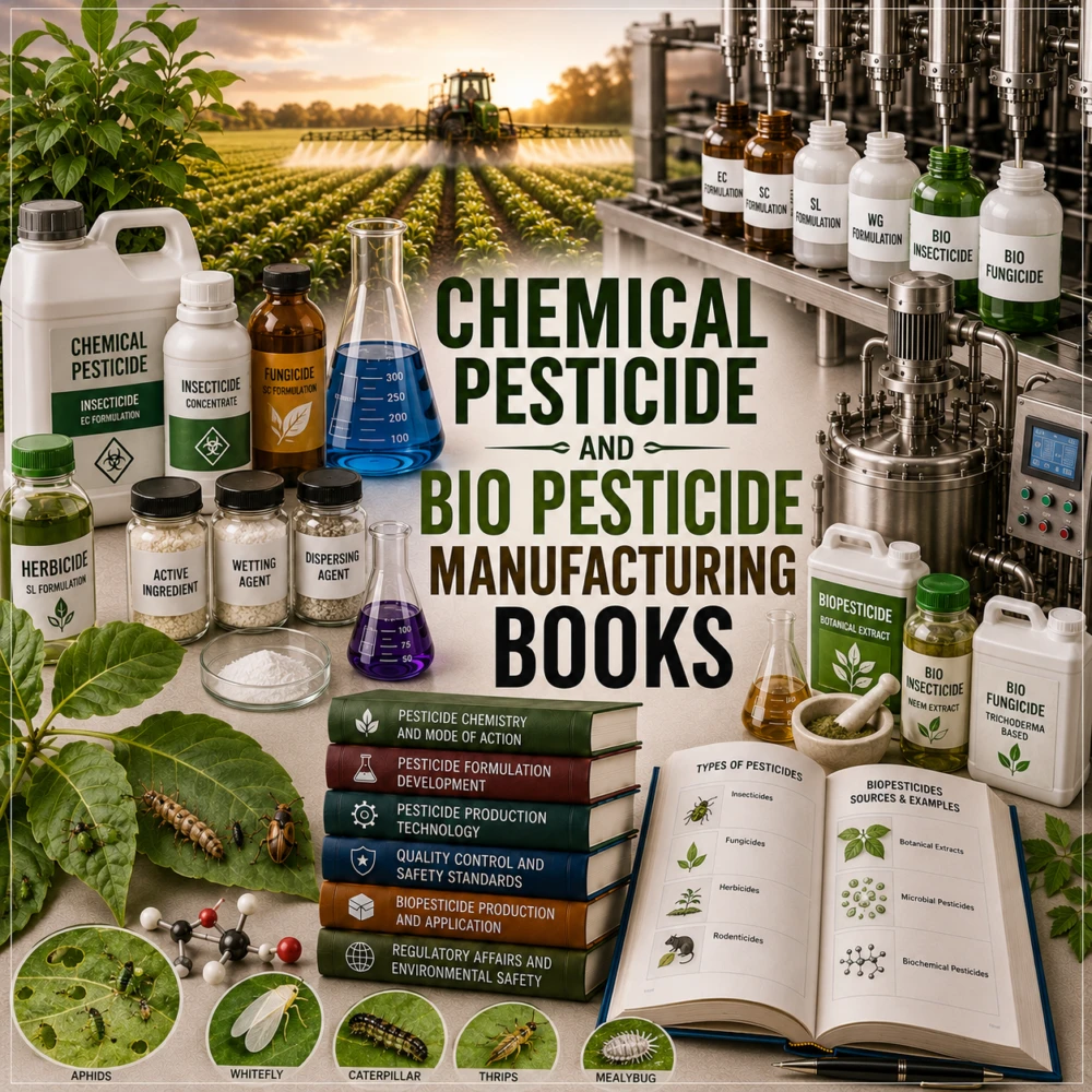 CHEMICAL PESTICIDE AND BIO PESTICIDE MANUFACTURING BOOKS
