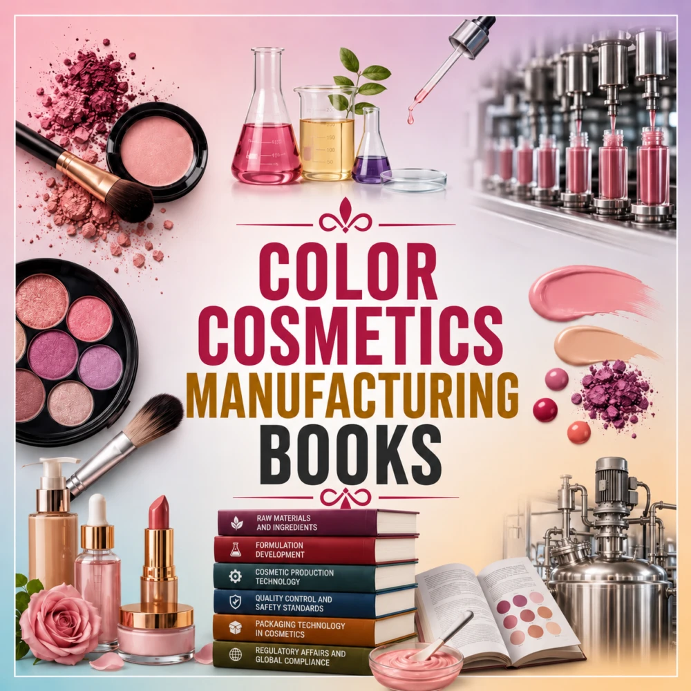 COLOR COSMETICS MANUFACTURING BOOKS