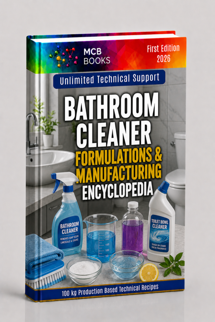 BATHROOM CLEANER FORMULATIONS & MANUFACTURING ENCYCLOPEDIA