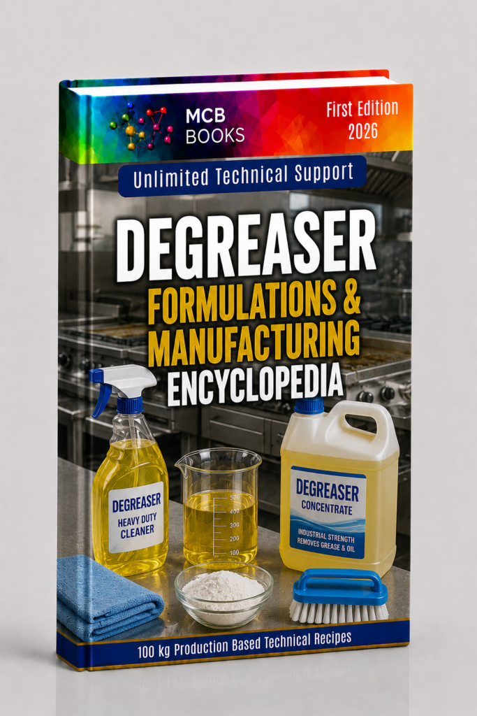 DEGREASER FORMULATIONS & MANUFACTURING ENCYCLOPEDIA