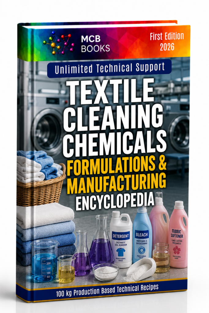 TEXTILE CLEANING CHEMICALS FORMULATIONS & MANUFACTURING ENCYCLOPEDIA