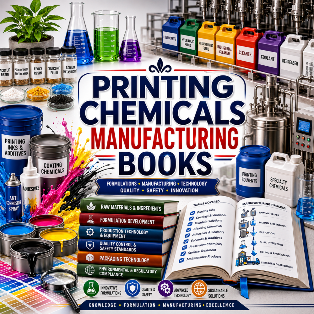 PRINTING CHEMICALS MANUFACTURING BOOKS