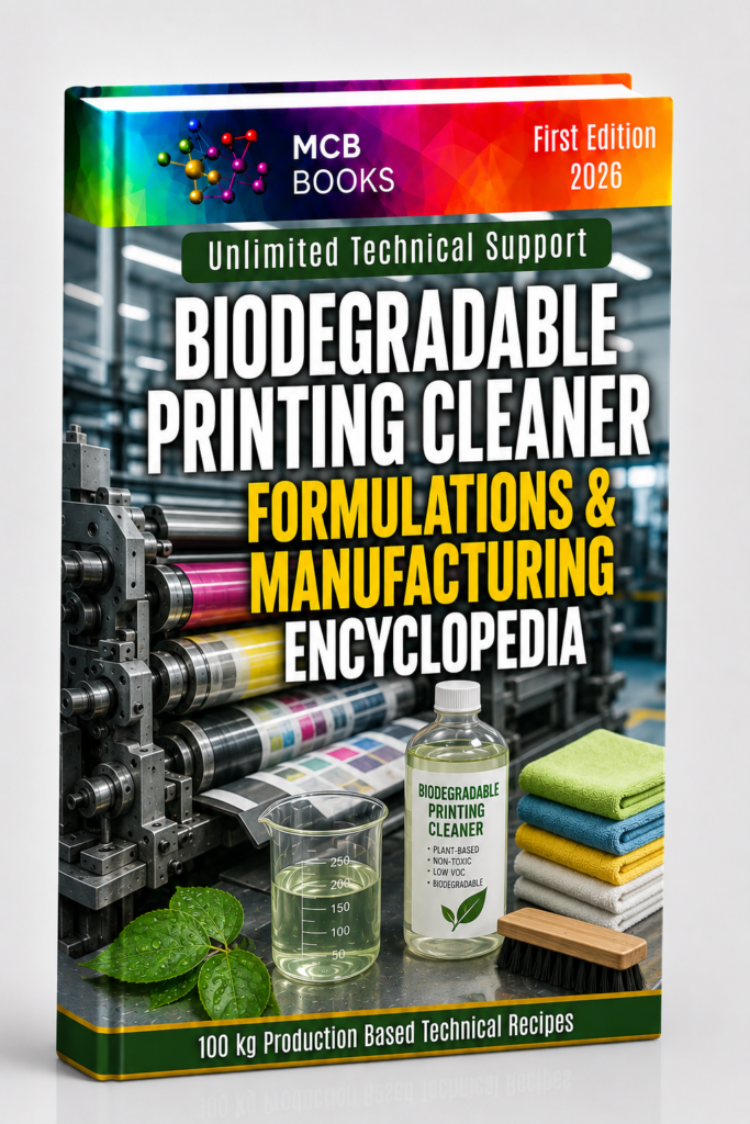 BIODEGRADABLE PRINTING CLEANER FORMULATIONS & MANUFACTURING ENCYCLOPEDIA