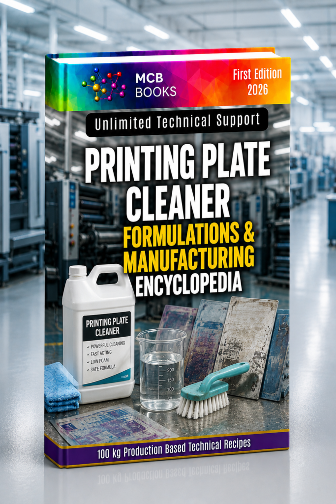 PRINTING PLATE CLEANER FORMULATIONS & MANUFACTURING ENCYCLOPEDIA
