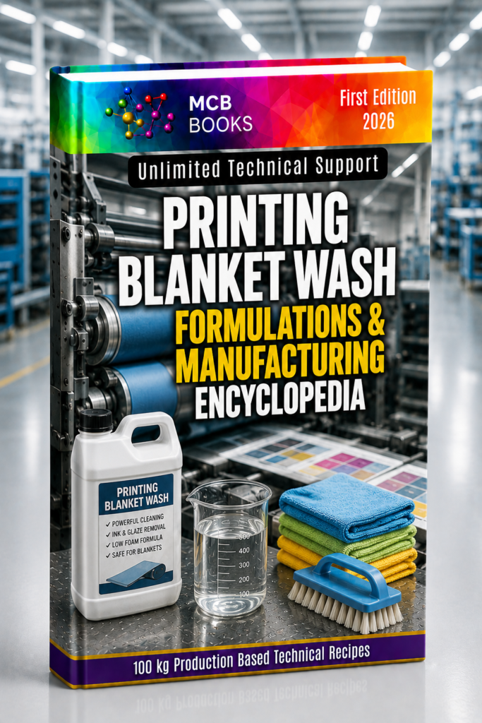 PRINTING BLANKET WASH FORMULATIONS & MANUFACTURING ENCYCLOPEDIA
