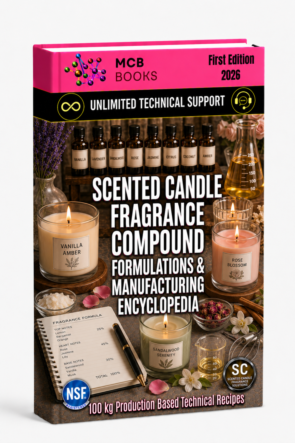 SCENTED CANDLE FRAGRANCE COMPOUND FORMULATIONS & MANUFACTURING ENCYCLOPEDIA
