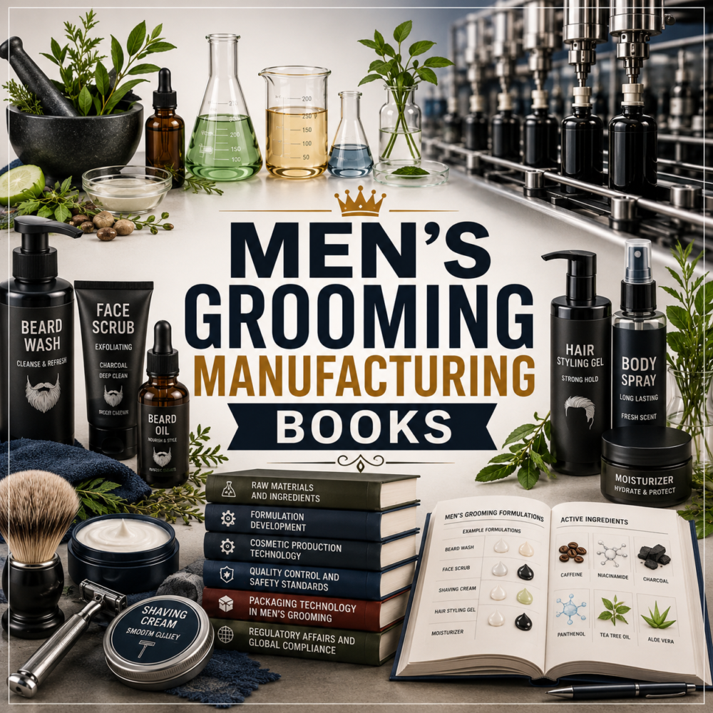 MEN'S GROOMING MANUFACTURING BOOKS
