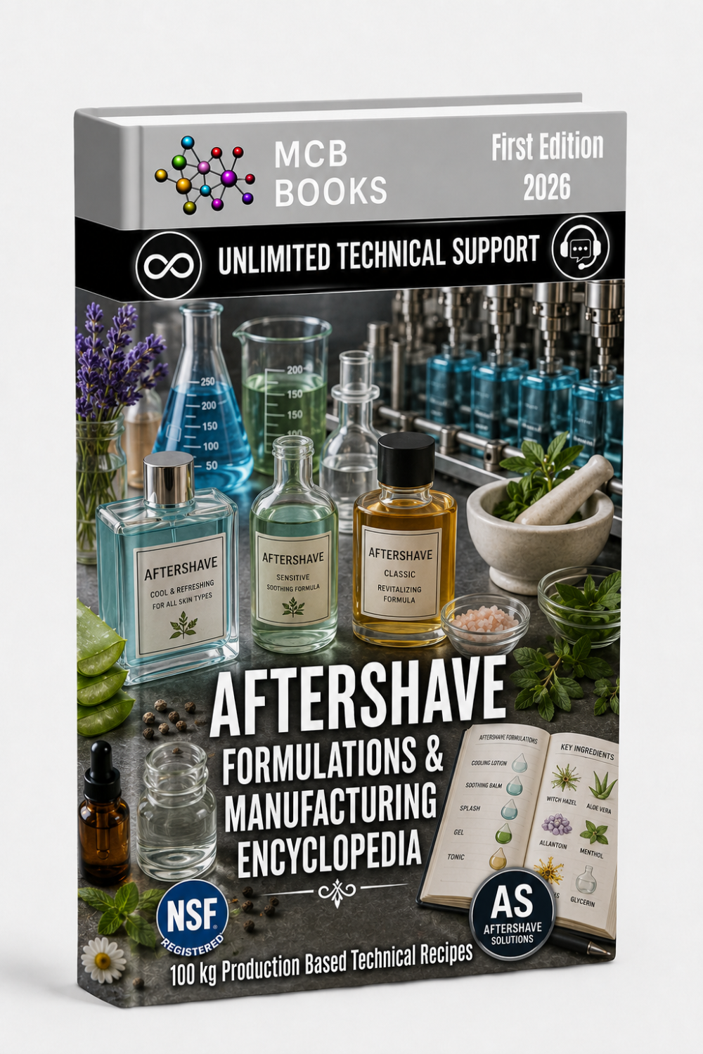 AFTERSHAVE FORMULATIONS & MANUFACTURING ENCYCLOPEDIA