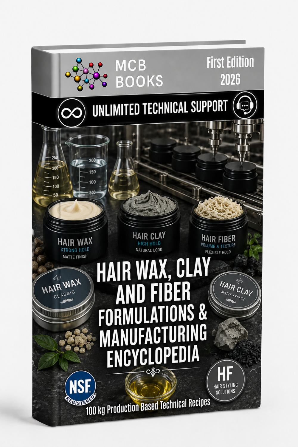 HAIR WAX&CLAY AND FIBER FORMULATIONS & MANUFACTURING ENCYCLOPEDIA