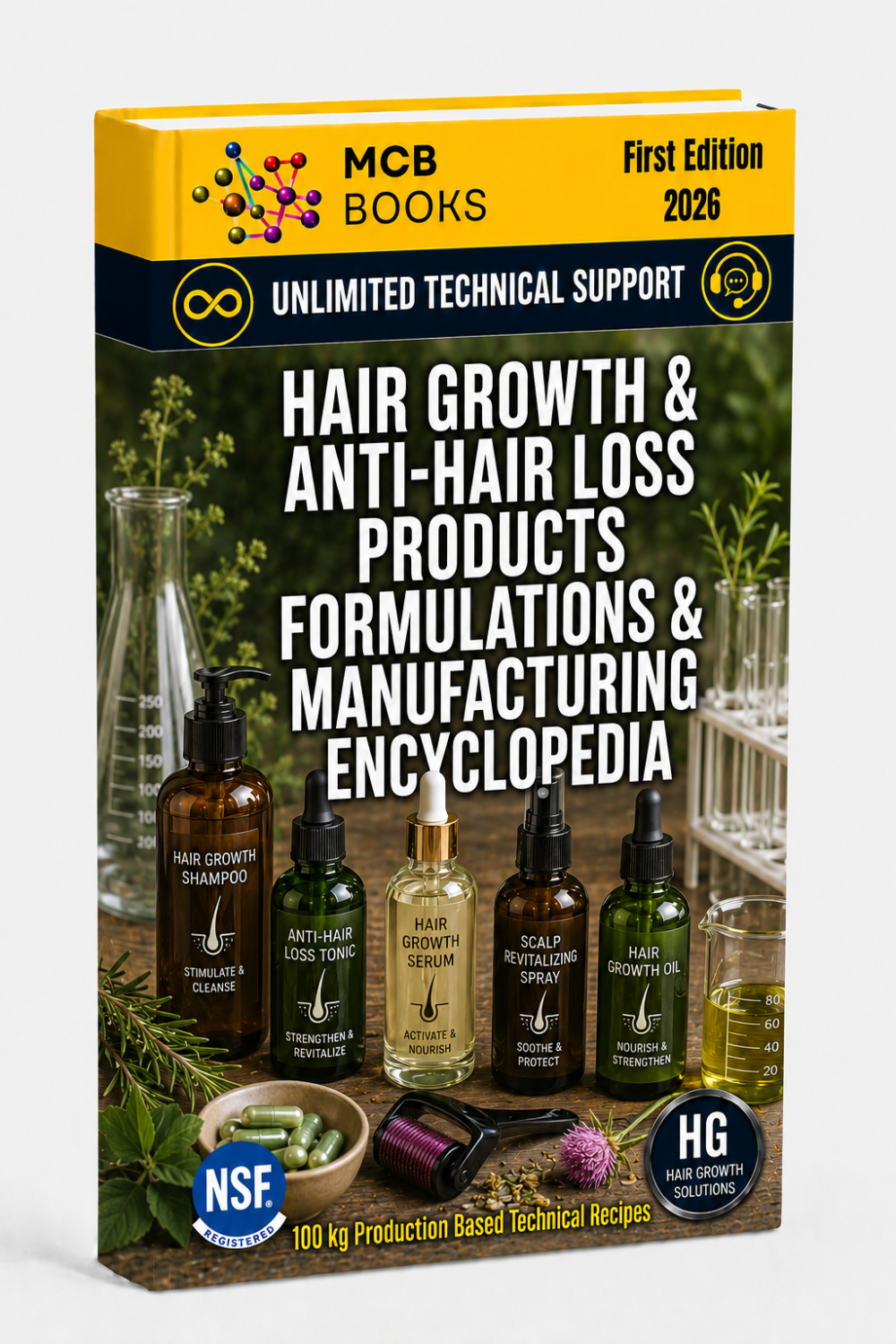 HAIR GROWTH & ANTI-HAIR LOSS PRODUCTS FORMULATIONS & MANUFACTURING ENCYCLOPEDIA