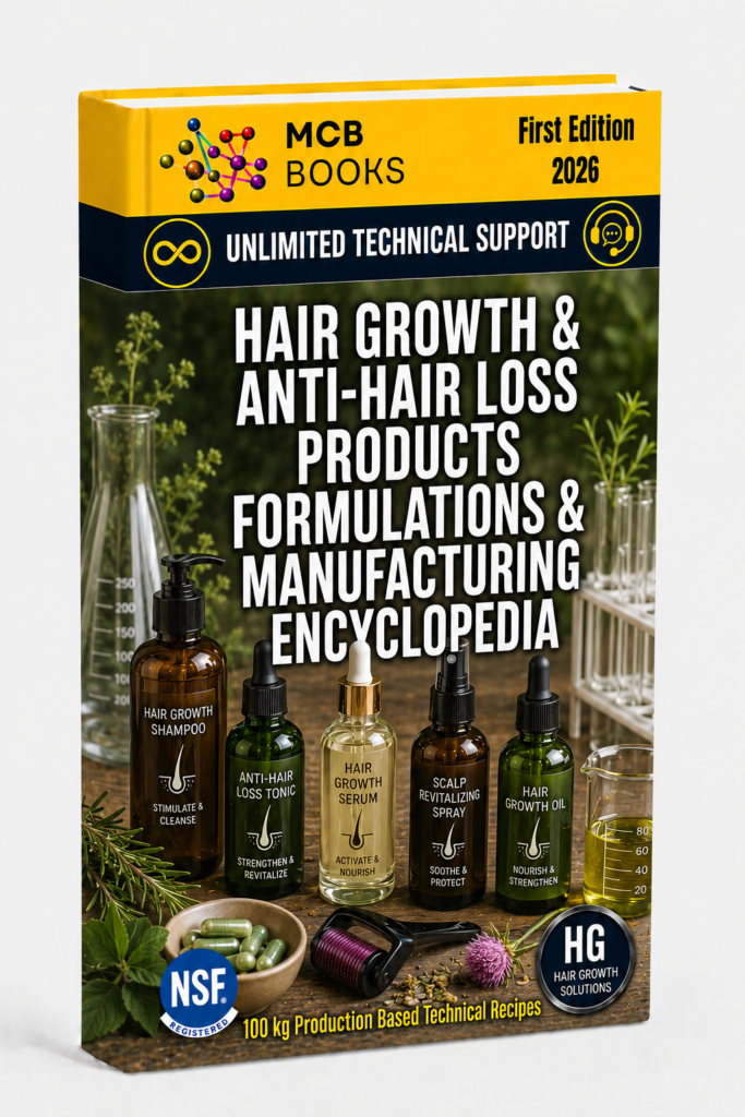 HAIR GROWTH & ANTI-HAIR LOSS PRODUCTS FORMULATIONS & MANUFACTURING ENCYCLOPEDIA