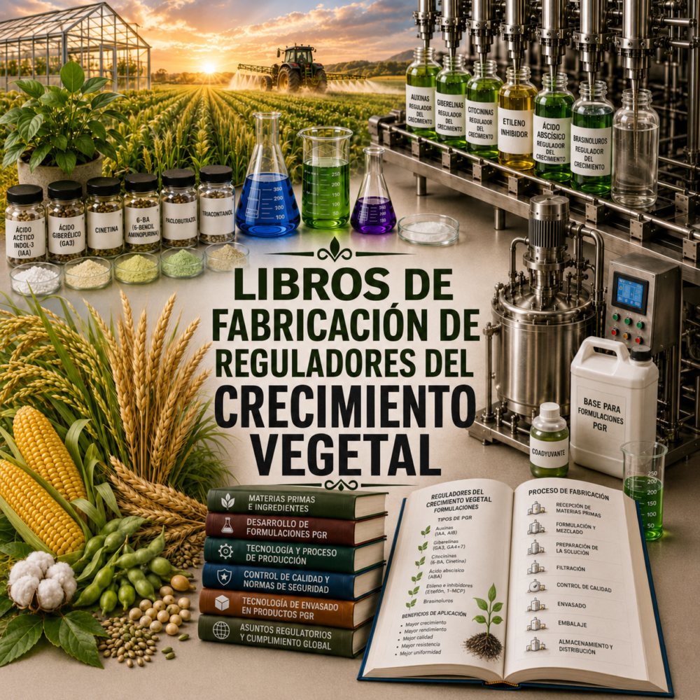 REGULADORES DEL CRECIMIENTO VEGETAL LIBROS DE FABRICACIÓN ( SB )