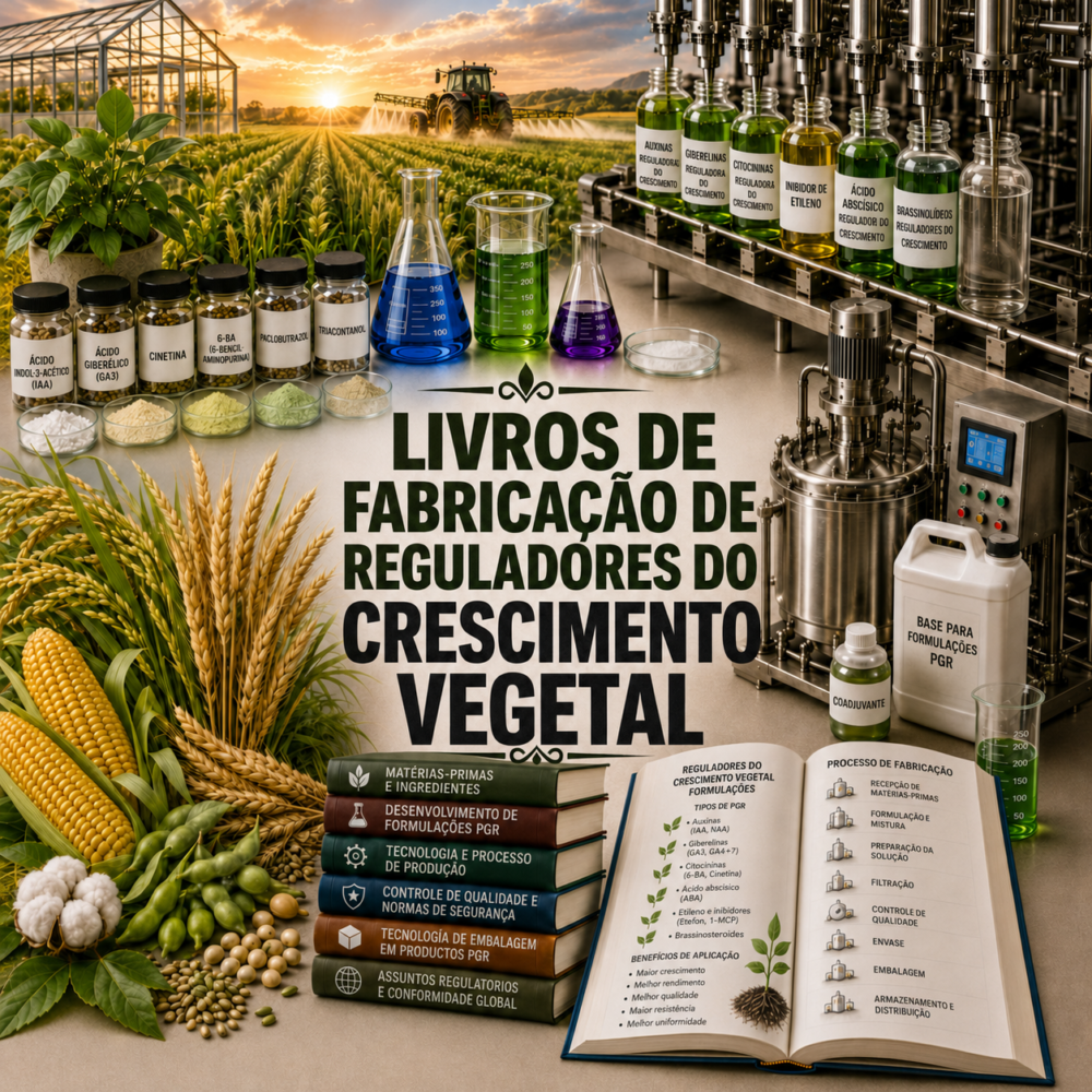 LIVROS DE FABRICAÇÃO DE REGULADORES DO CRESCIMENTO VEGETAL ( PB )