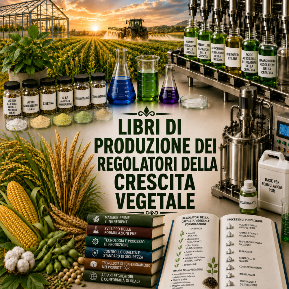 LIBRI PER LA PRODUZIONE DI REGOLATORI DELLA CRESCITA DELLE PIANTE. ( IB )