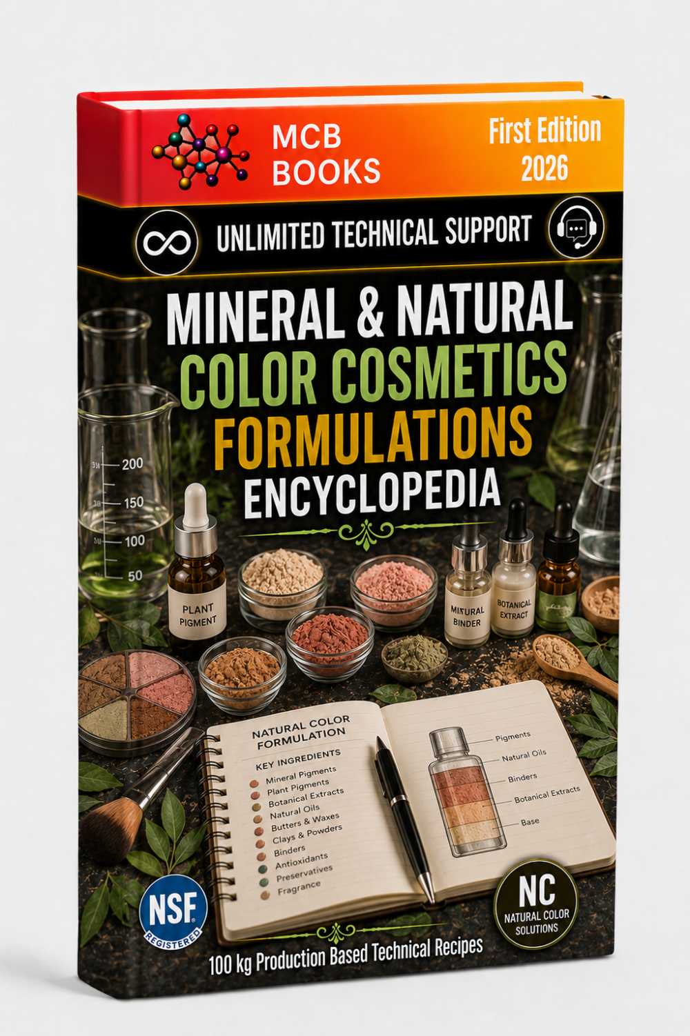 MINERAL & NATURAL COLOR COSMETICS FORMULATIONS ENCYCLOPEDIA
