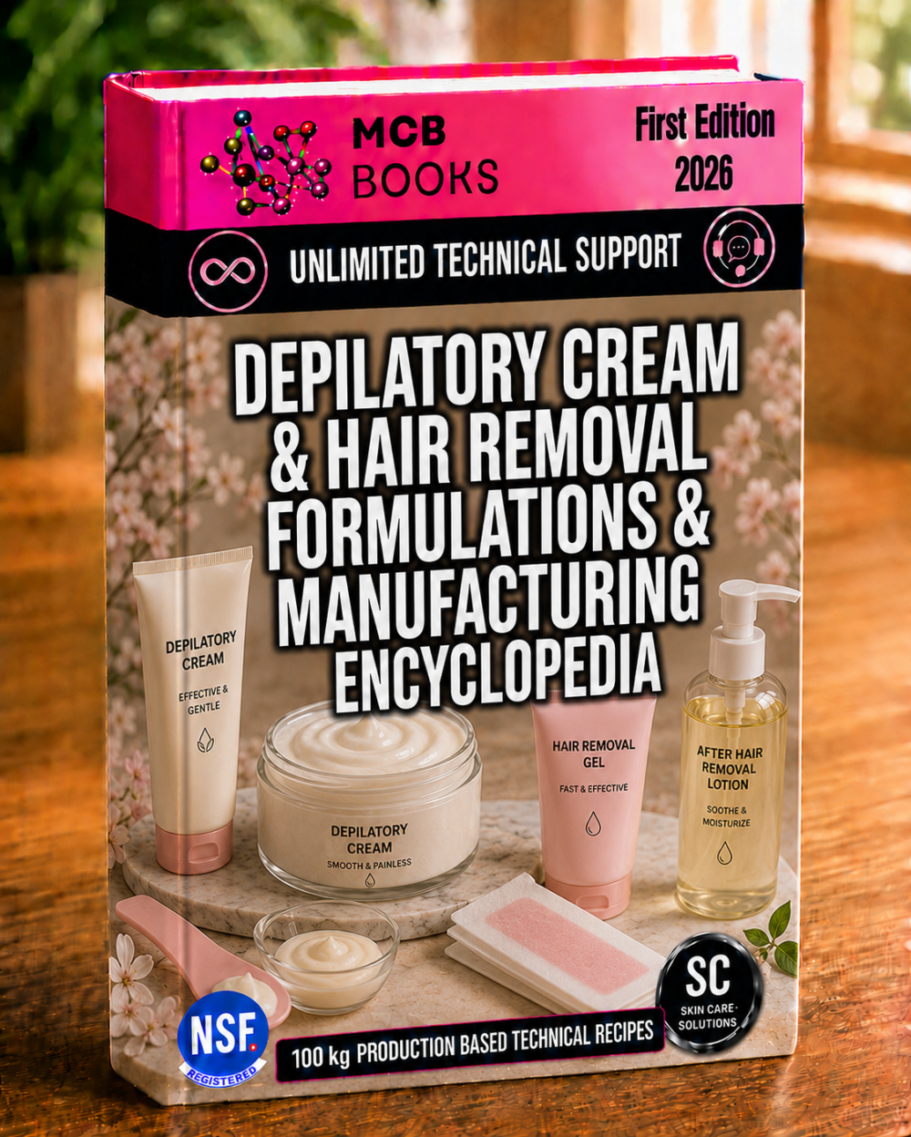 DEPILATORY CREAM & HAIR REMOVAL FORMULATIONS & MANUFACTURING ENCYCLOPEDIA