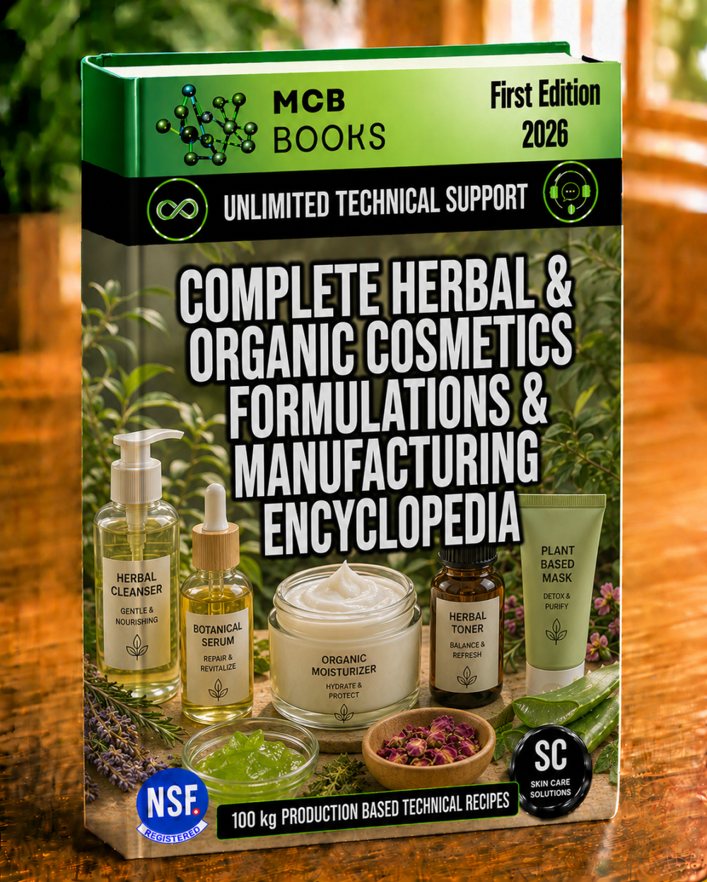COMPLETE HERBAL & ORGANIC COSMETICS FORMULATIONS & MANUFACTURING ENCYCLOPEDIA