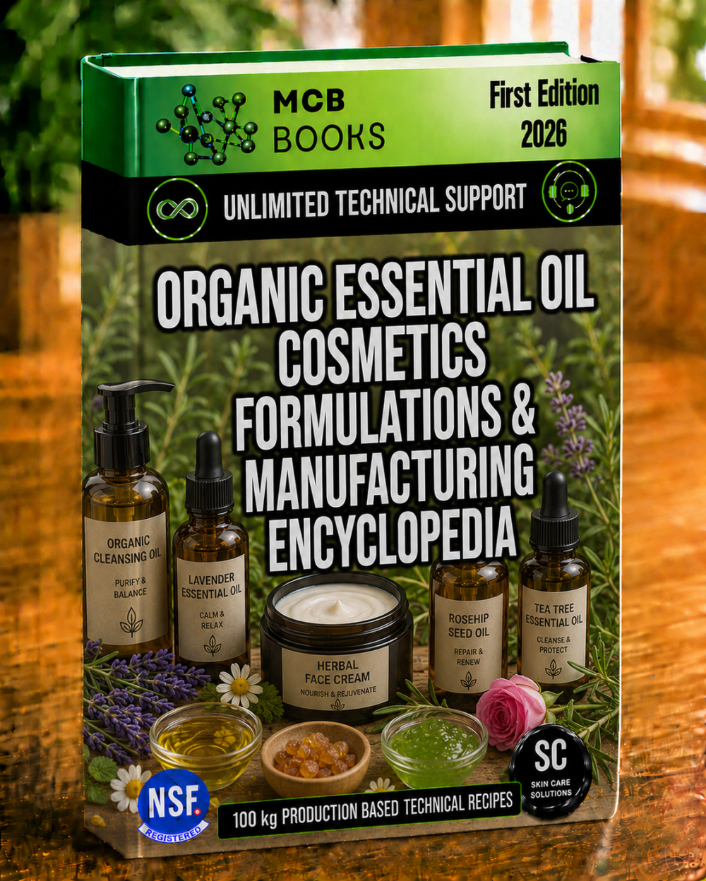 ORGANIC ESSENTIAL OIL COSMETICS FORMULATIONS & MANUFACTURING ENCYCLOPEDIA