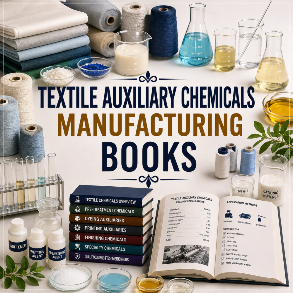 TEXTILE AUXILIARY CHEMICALS MANUFACTURING BOOKS