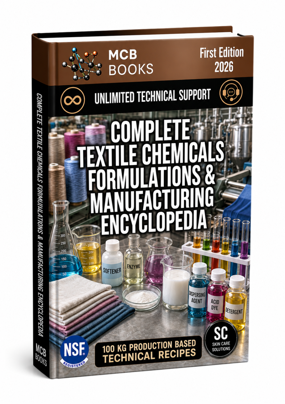 COMPLETE TEXTILE CHEMICALS FORMULATIONS & MANUFACTURING ENCYCLOPEDIA