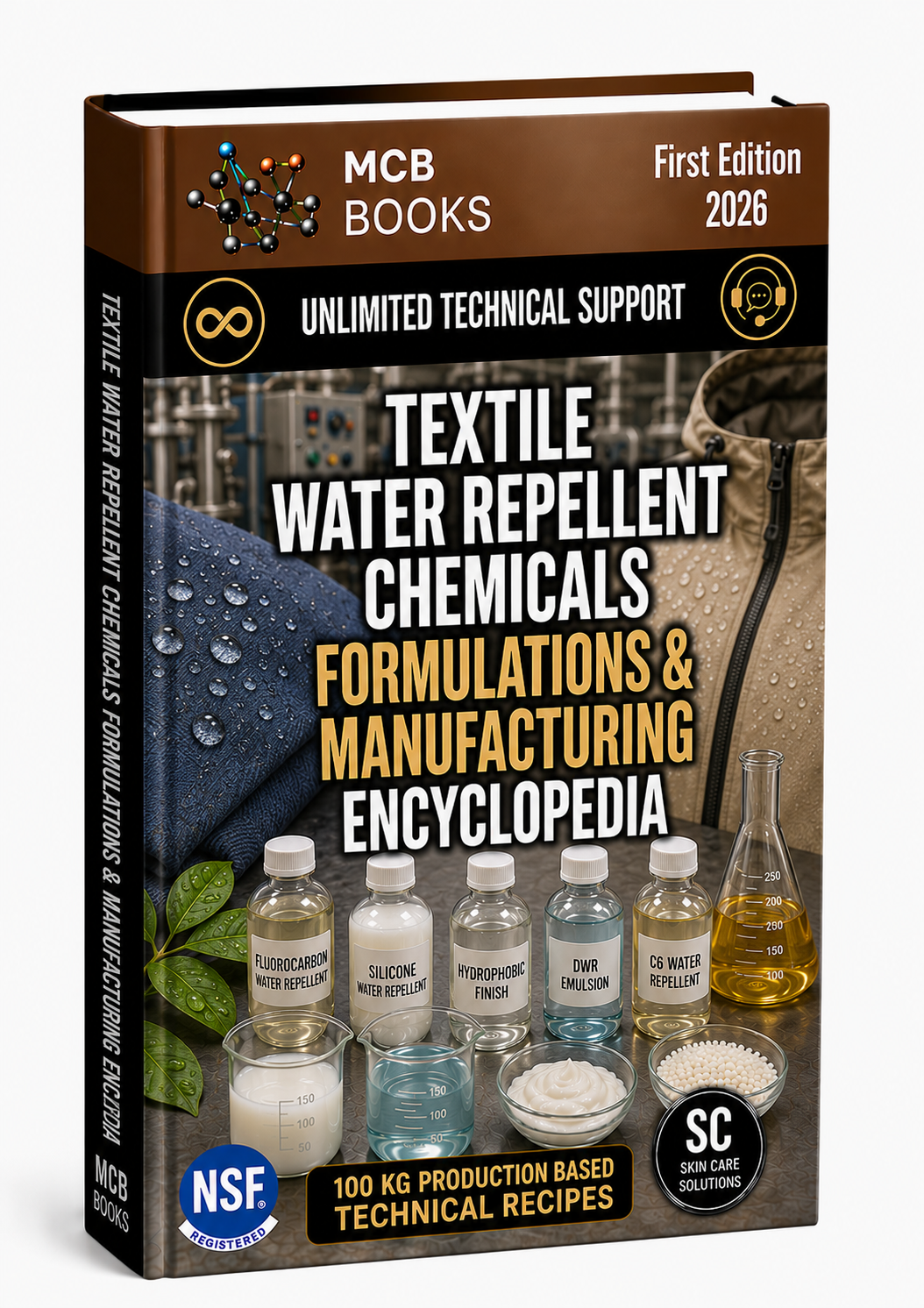 TEXTILE WATER REPELLENT CHEMICALS FORMULATIONS & MANUFACTURING ENCYCLOPEDIA