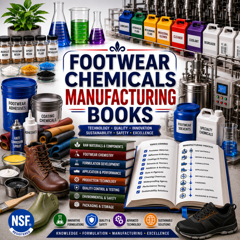 FOOTWEAR CHEMICALS MANUFACTURING BOOKS