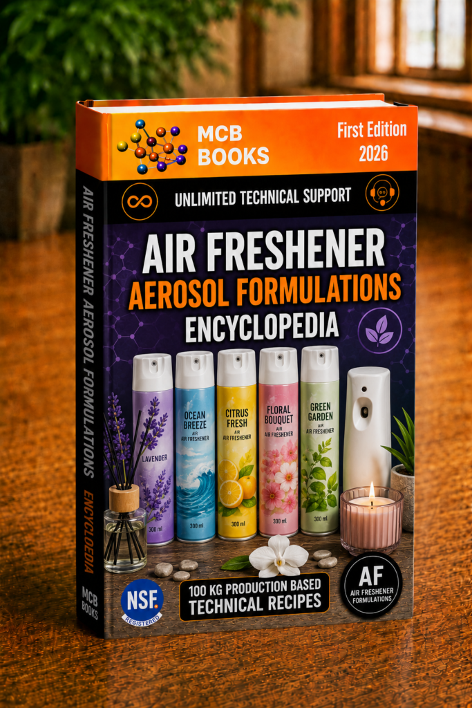 AIR FRESHENER AEROSOL FORMULATIONS ENCYCLOPEDIA