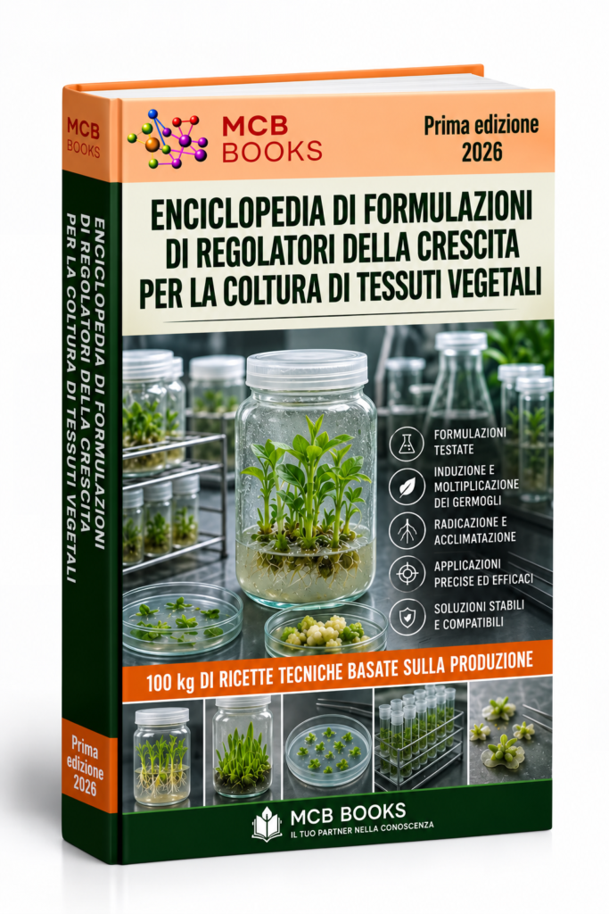 ENCICLOPEDIA DELLE FORMULAZIONI DI REGOLATORI DELLA CRESCITA PER LA COLTURA DEI TESSUTI VEGETALI