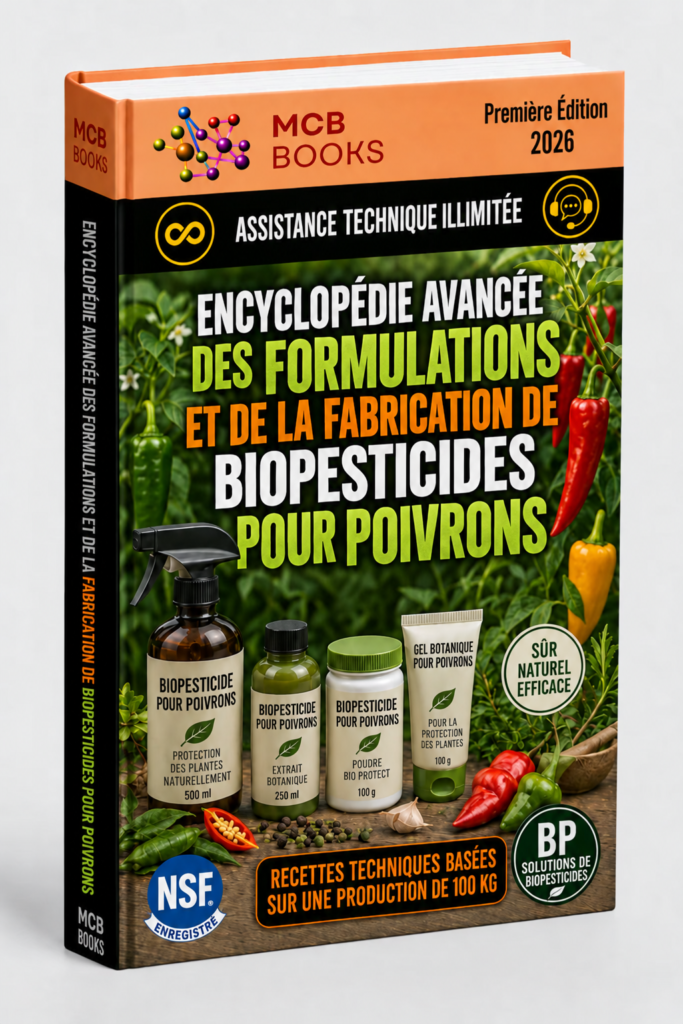 ENCYCLOPÉDIE AVANCÉE DES FORMULATIONS ET DE LA FABRICATION DE BIOPESTICIDES POUR CULTURES DE POIVRONS